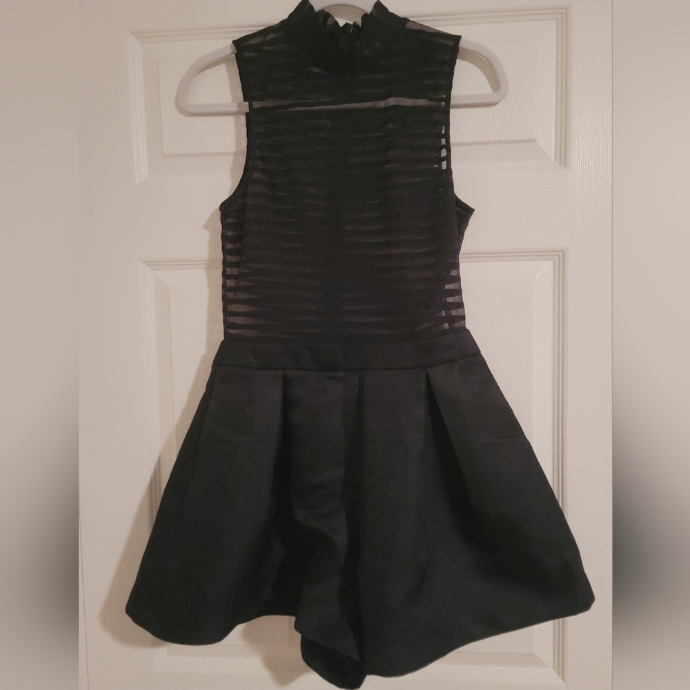 Mustard Seed Black Romper - Medium